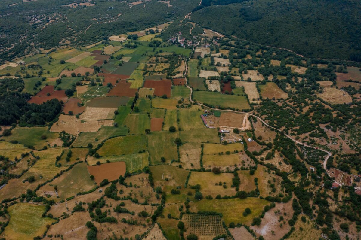 parcelle cadastrale vue aérienne